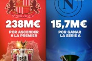 FB体育下载:英超意甲差距有多大？桑德兰奖金2.38亿，那不勒斯0.15亿